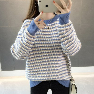 Womens Loose Stylish Knit Base Layer Top for Layering