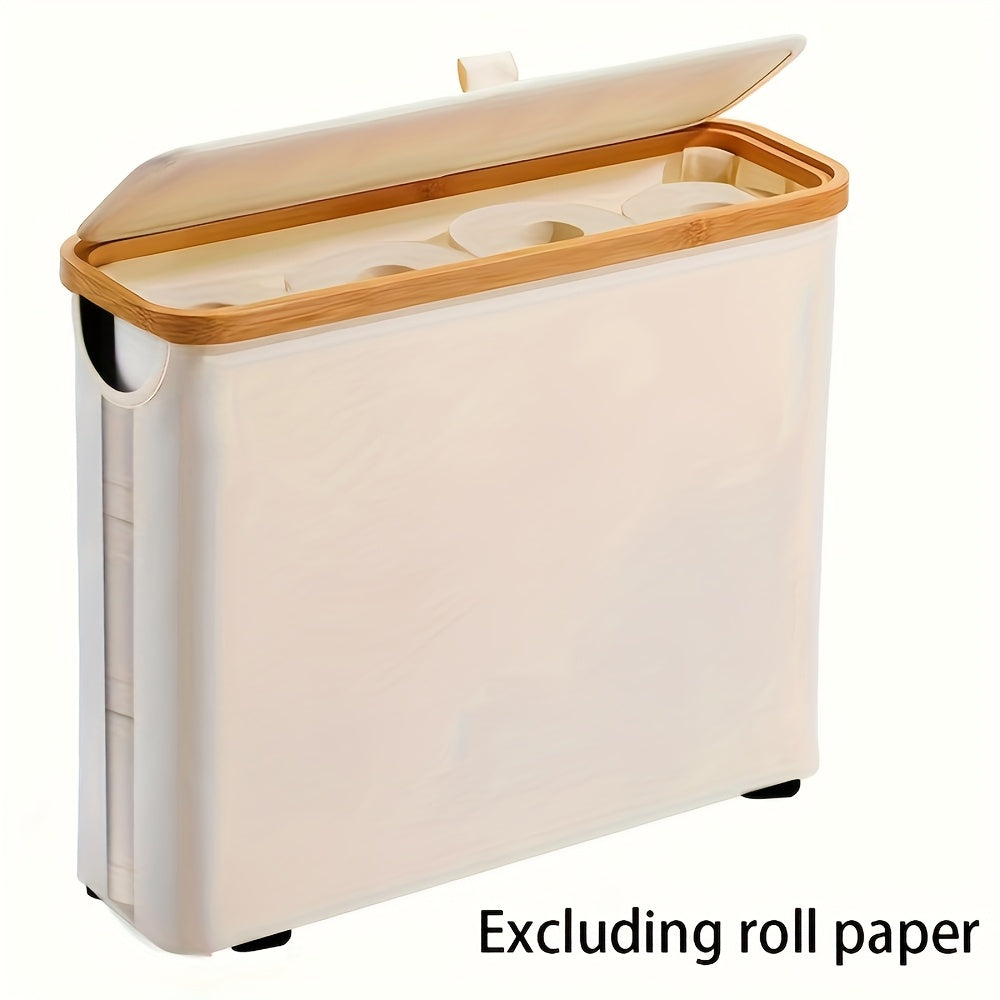 Toilet Paper Basket, Bamboo Toilet Paper Storage