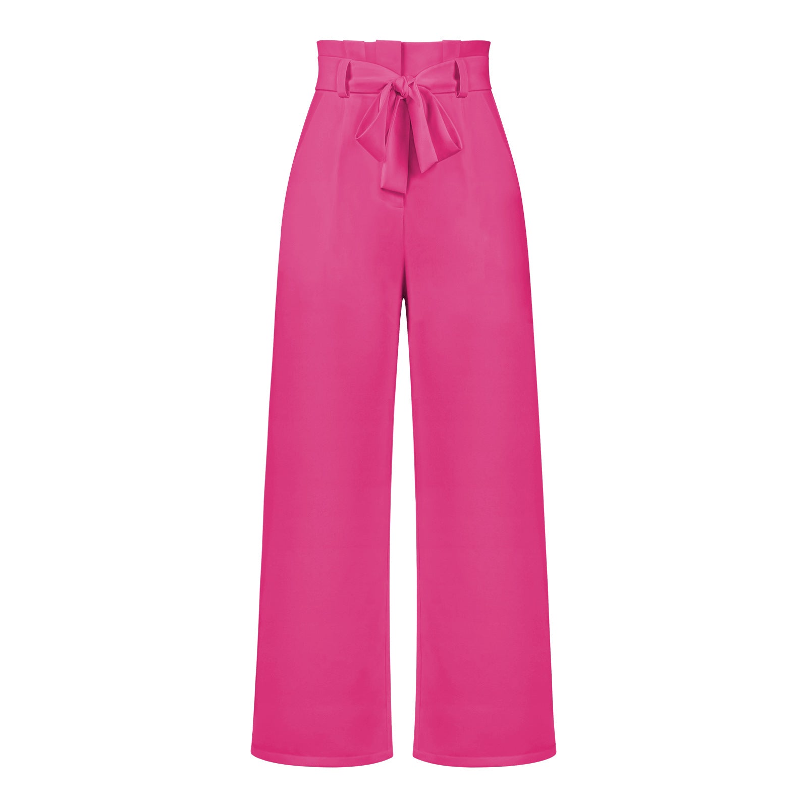Women's Ice Silk Casual Wide-Leg Trousers
