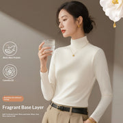 Lightweight Slim-fit Warm Mock-neck Base Layer
