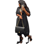 Womens Loose Wide-leg Casual Jumpsuit With A Cardigan-style Top