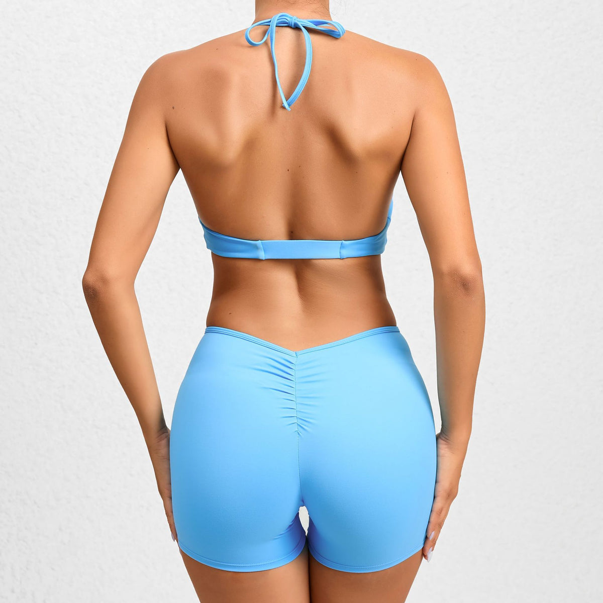 Seamless Two-Piece Fitness Yoga Jumpsuit for Workout