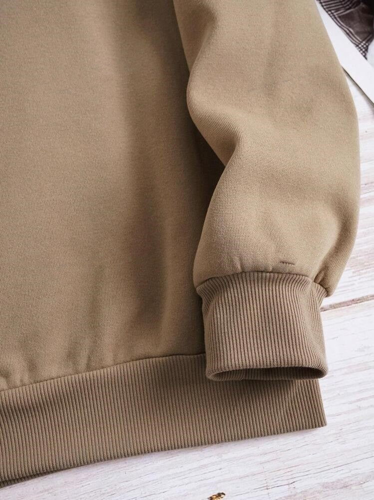 Cozy Fleece-Lined Graphic Sweatshirt for Women