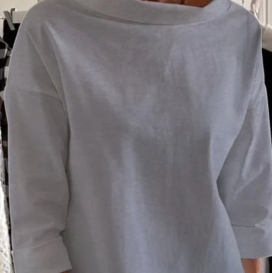 Women's Fleece Half-Turtleneck Long Sleeve Sweatshirt