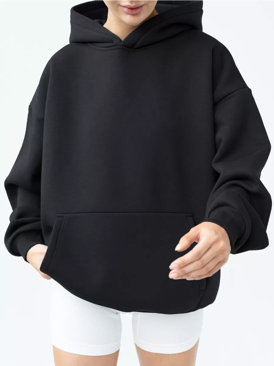 Women's Cozy Long-Sleeve Hooded Sweatshirt