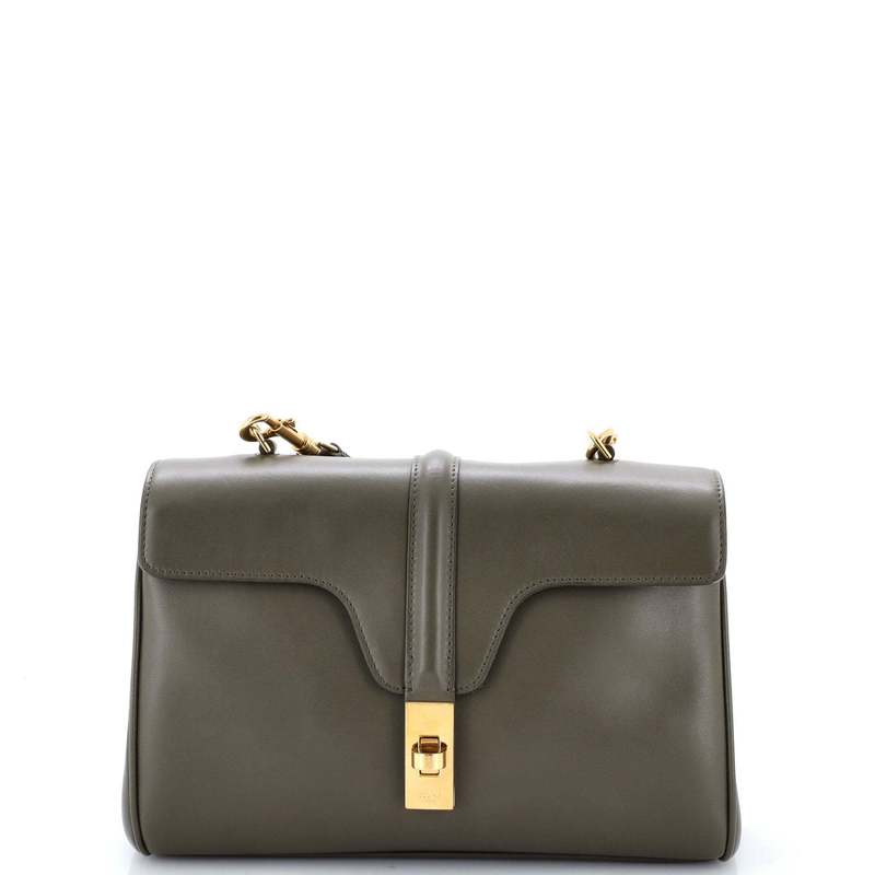Soft 16‑Inch Smooth Calfskin Bag for Teens