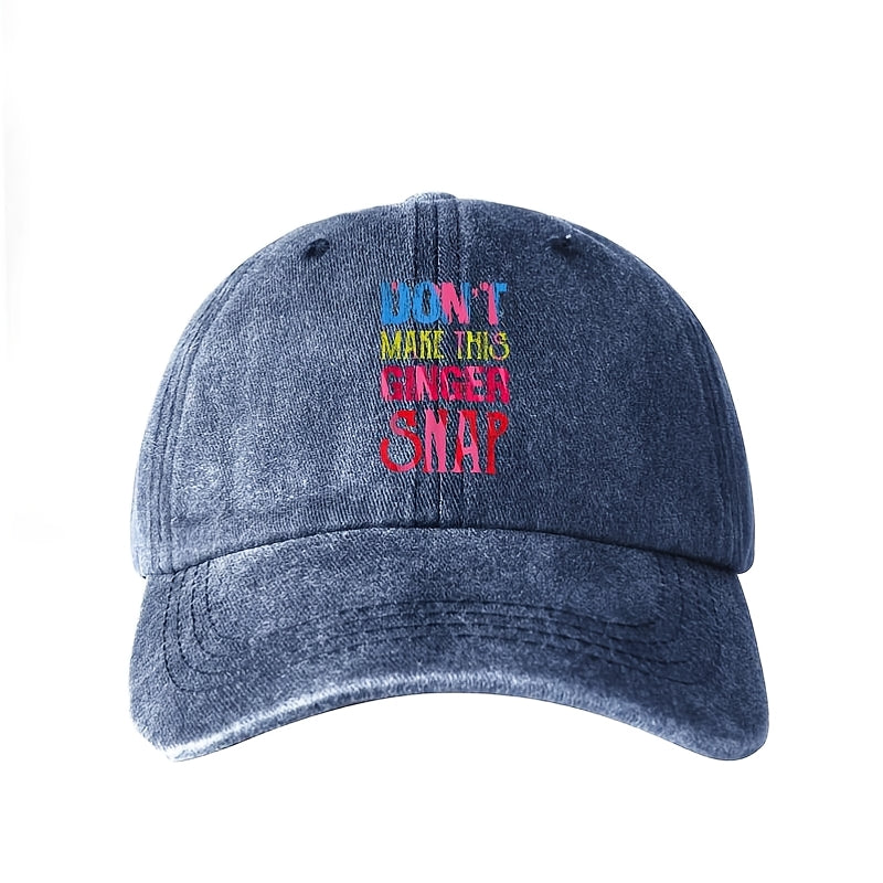 Kids Solid Washed Black Baseball Cap with Curved Bill