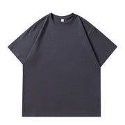 Lightweight Cotton Drop-Shoulder Tee – Slim Fit Summer Top