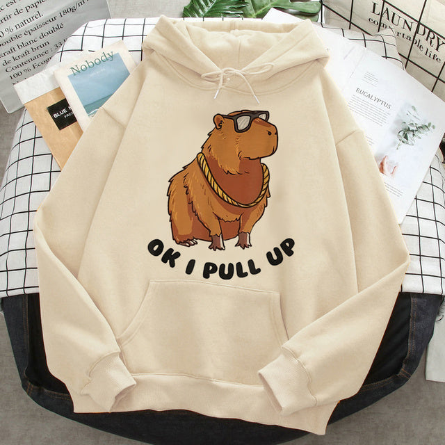 Anime Harajuku Hip-Hop Graphic Hoodie for Women