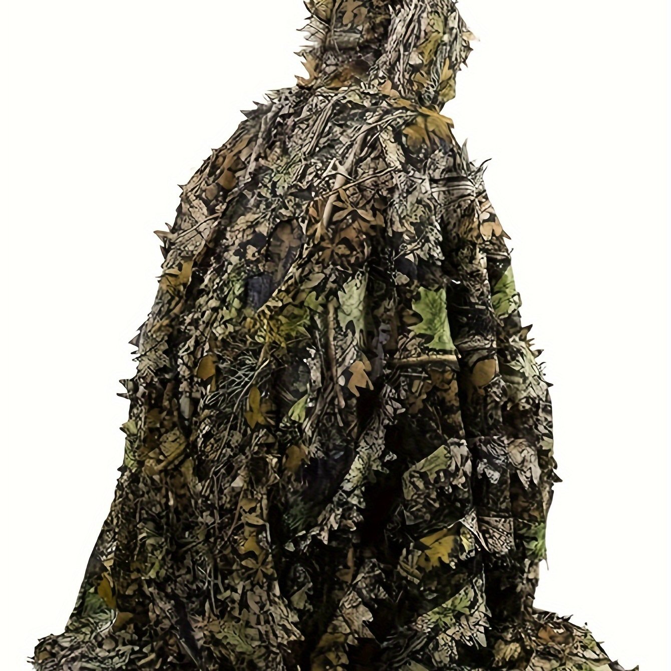 3D Maple Leaf Cloak with Mesh Hood – One Size Fits All (S‑XL)