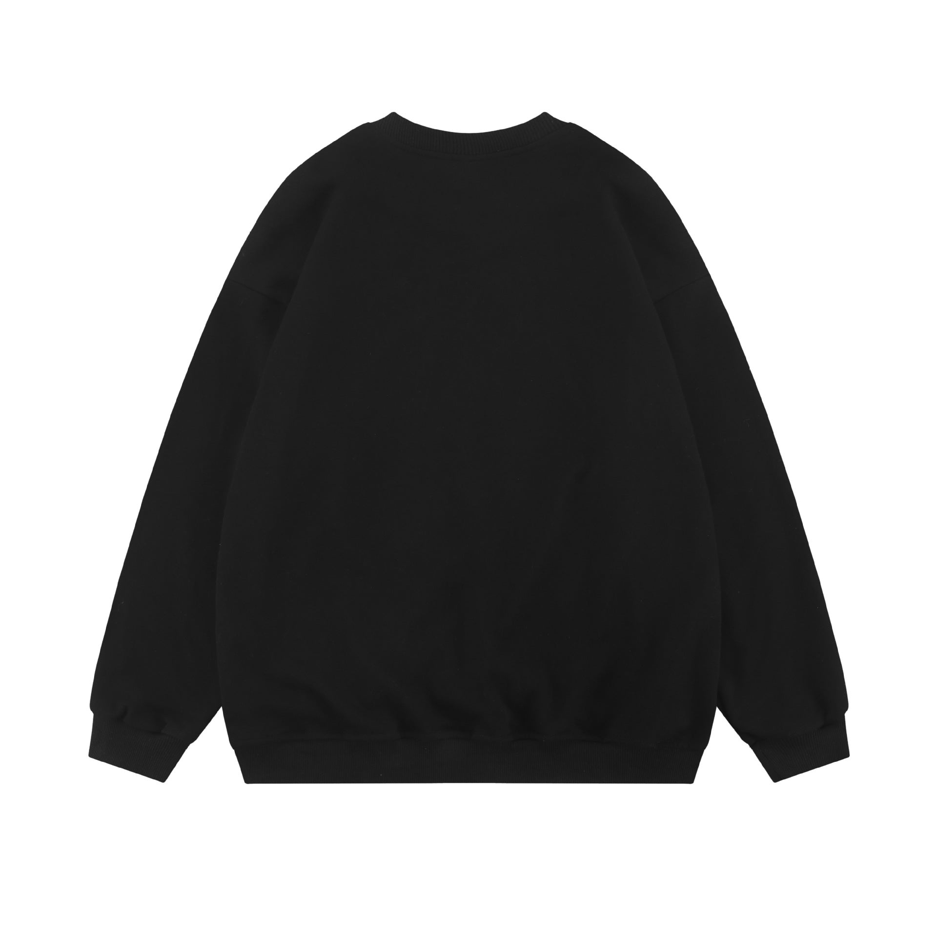 Men's Embroidered Drop-Shoulder Pullover Sweater Top