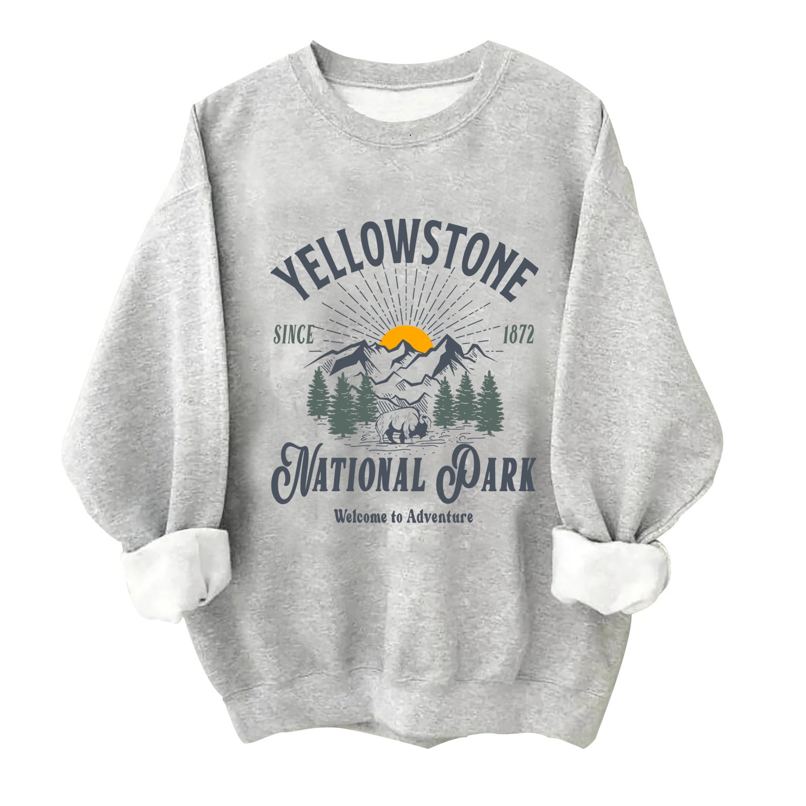 K Round Neck Loose Fashion Hoodie Hooded Sweater