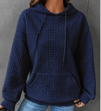 Cozy Solid Color Long-Sleeve Casual Pullover Sweater