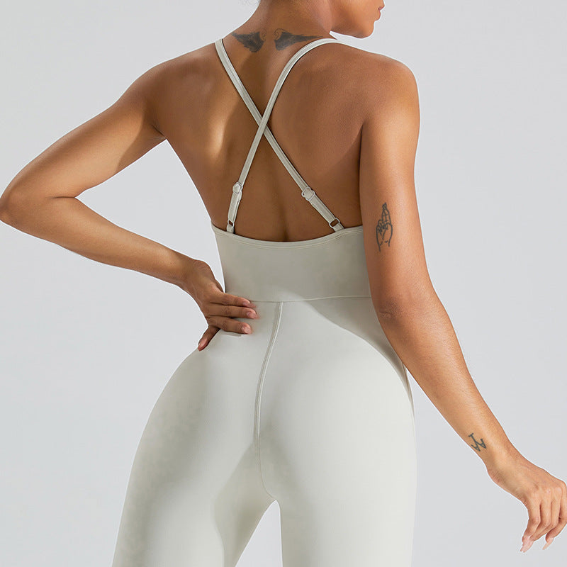 Seamless One-Piece Fitness Yoga Suit for Women