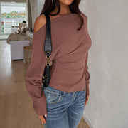 European and American-style Elegant and Sophisticated Turtleneck Sweater for Women