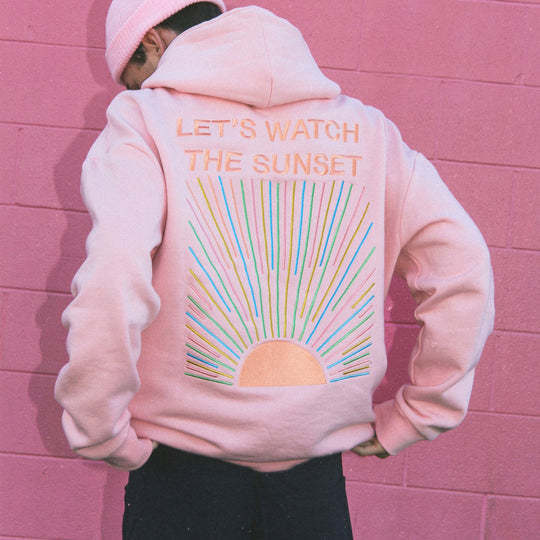 Cozy Letter Print Drop-Shoulder Sweatshirt