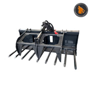 Compact Steel Skid Steer Root Grapple – Heavy‑Duty Economy Series