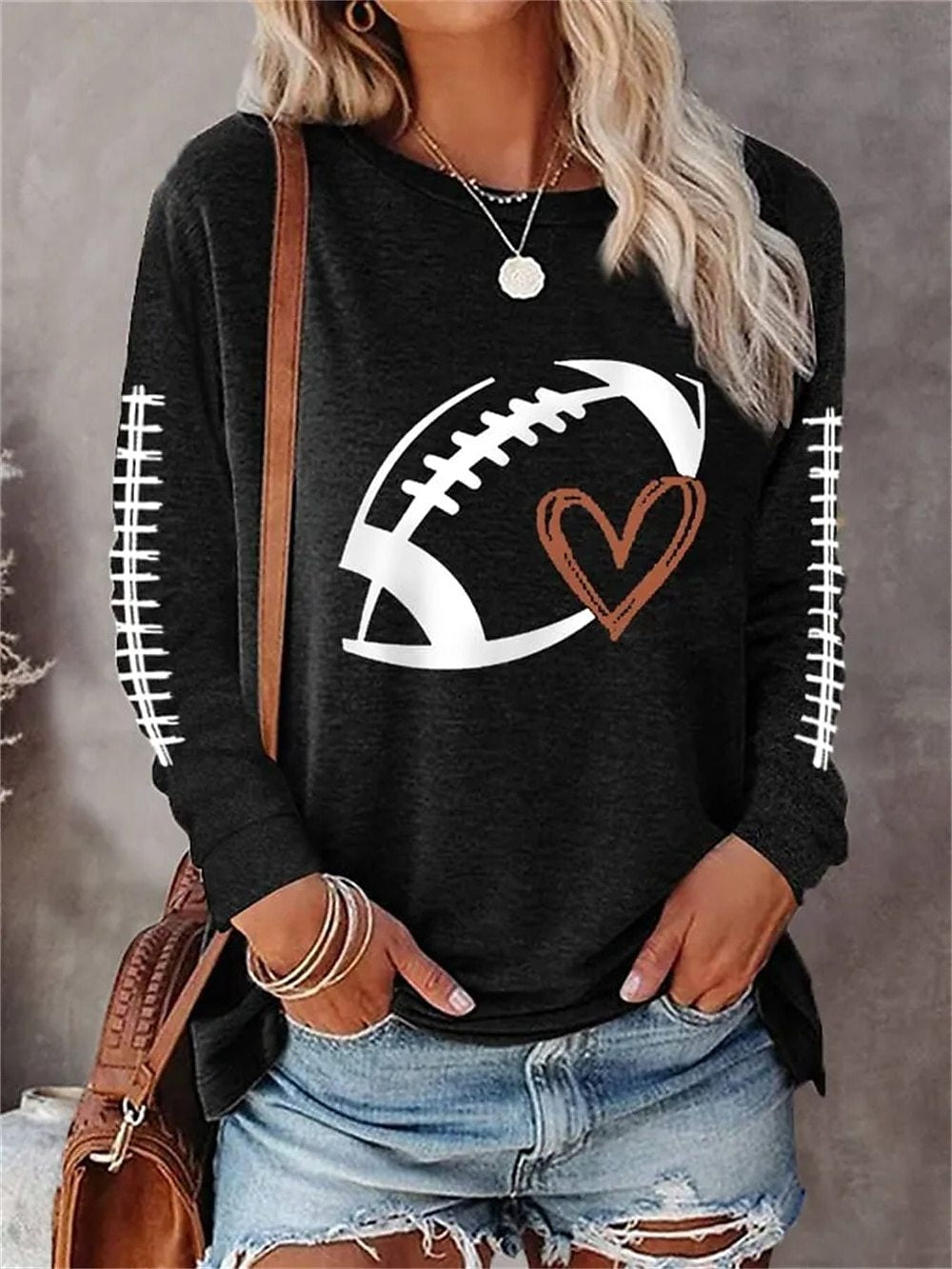 Plus Size 3D Print Long Sleeve Casual Hoodie