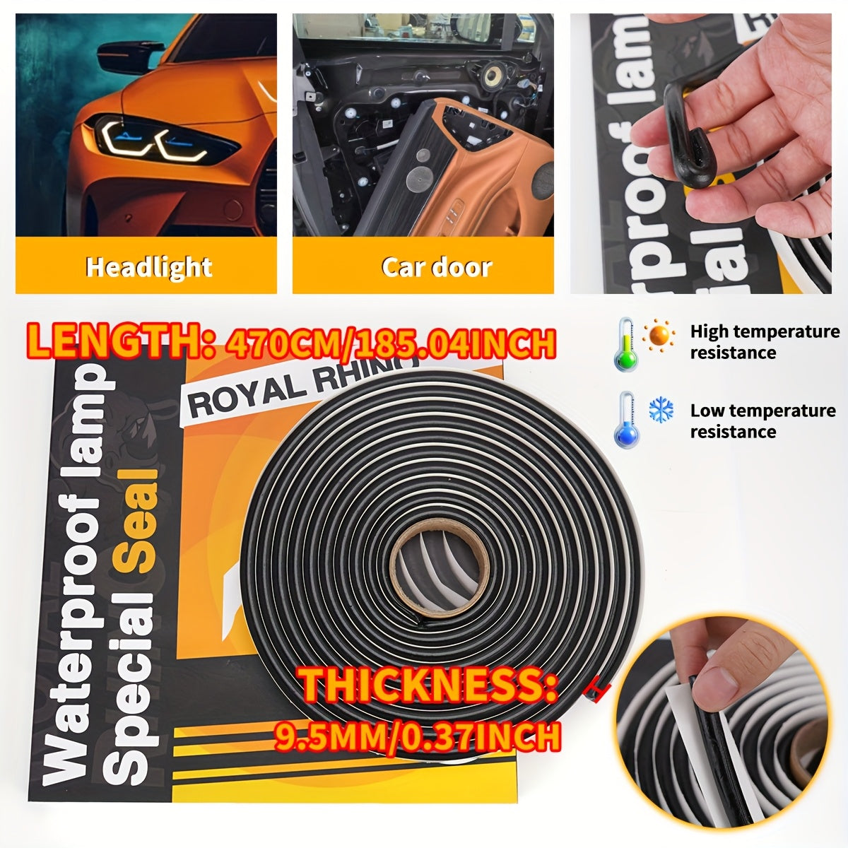 4.7 Meter Butyl Adhesive Tape for Automotive and Roof Sealing