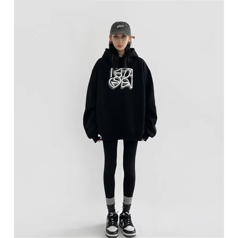 Women's Pure Cotton Heavyweight Hooded Sweatshirt