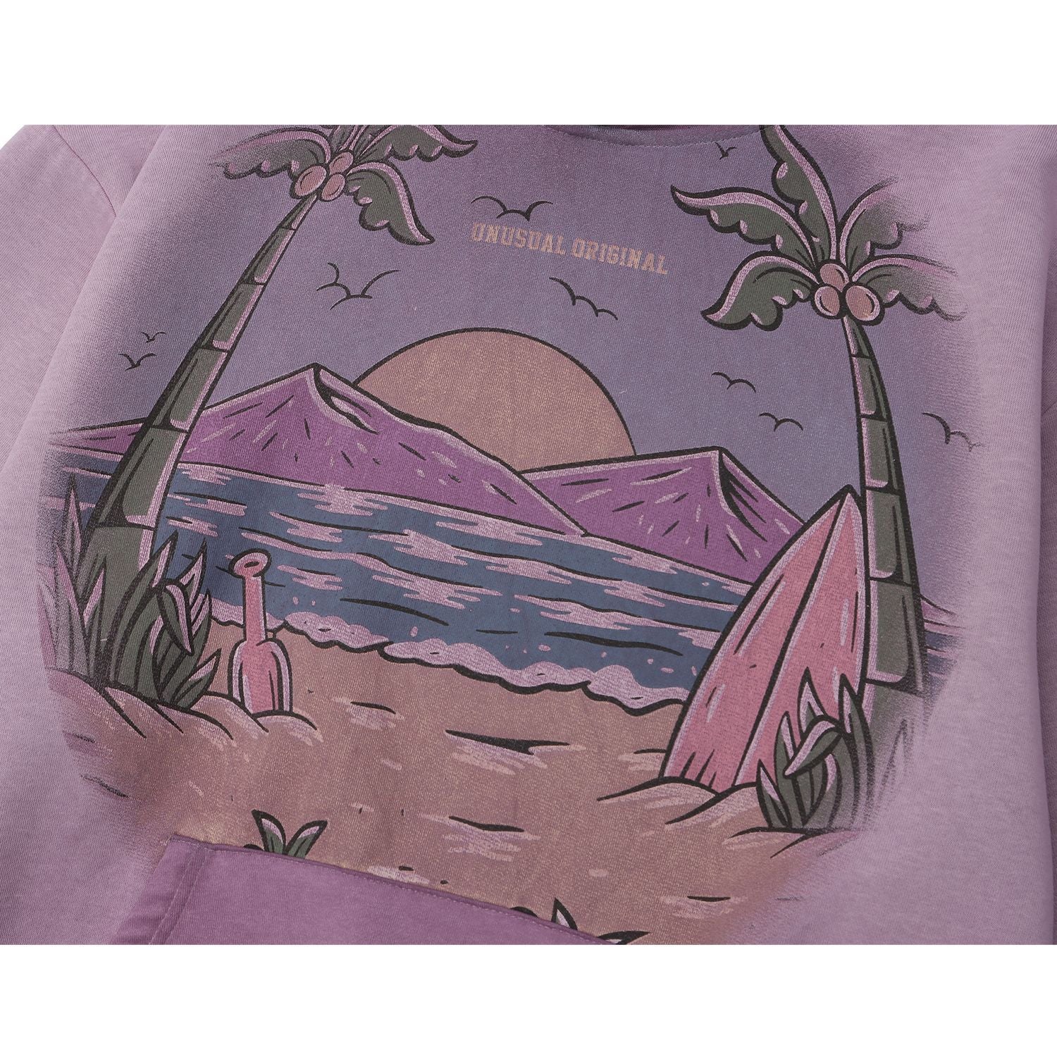 Men's Vintage Landscape Art Hoodie Streetwear