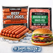 Grill Ready Bundle with Hot Dogs and Grass-Fed Ground Beef