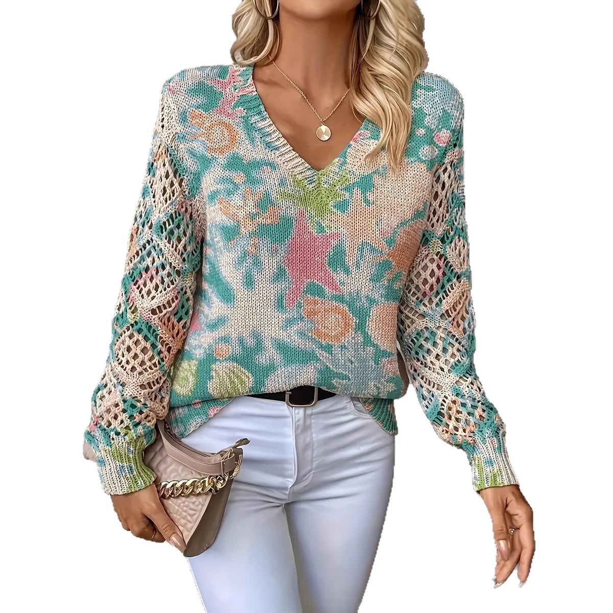 Pullover Long Sleeve Spring and Autumn Sweater
