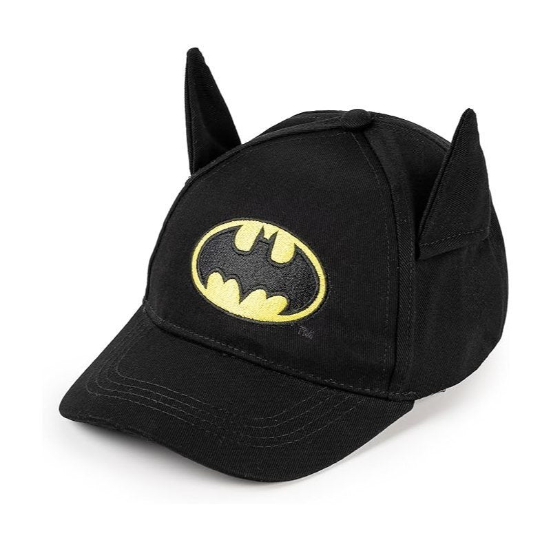 Adjustable Black Baseball Cap for Boys Ages 4-8