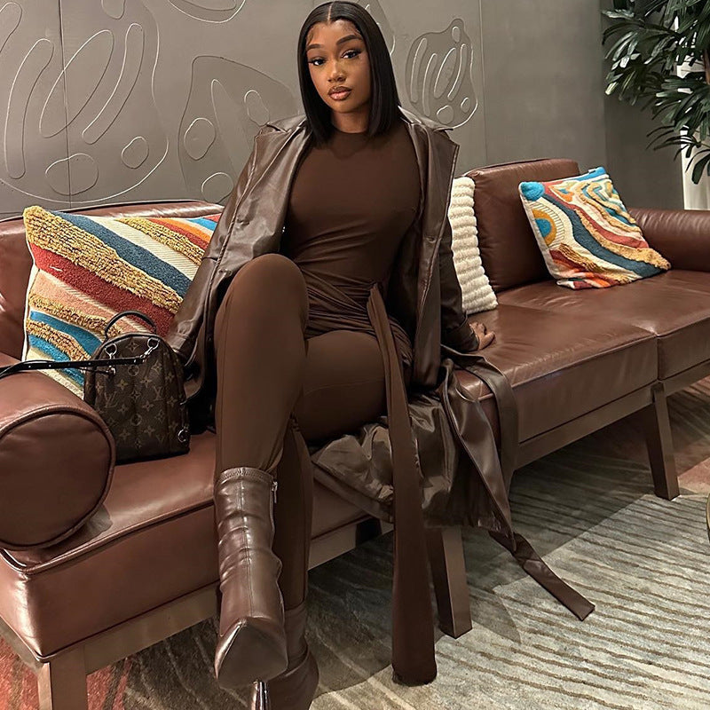 Women's Long Sleeve Fitness Bodysuit