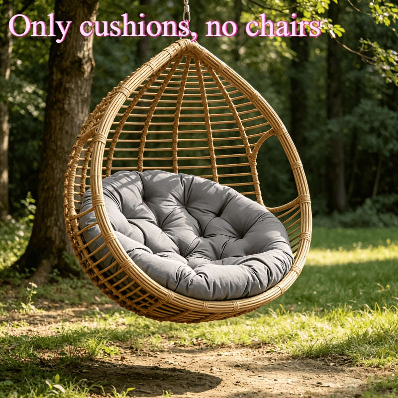 Hanging Basket Chair Cushion, Thickened Rope Swing Chair Pad, All-Season Lazy Hanging Chair Cushion, Special for Courtyard Garden Balcony, Home Leisure Chair Pad, Summer Outdoor