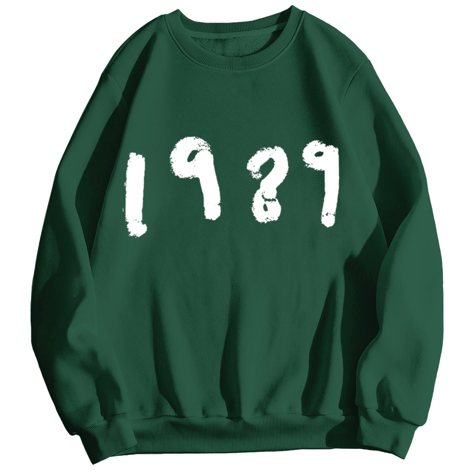 Women's 1989 Casual Long Sleeve Loose Round Neck Sweater