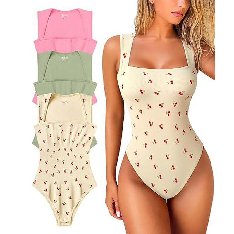 Seamless Belly-Control Yoga Fitness Romper