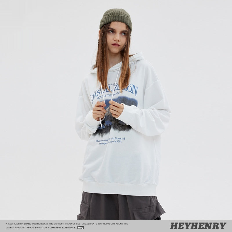 Trendy Loose Casual Couple Hoodie Sweatshirt