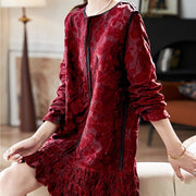 Loose Fashionable Western-style Casual Womens Dress