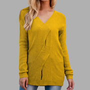 Womens Long-sleeved Knitted Sweater