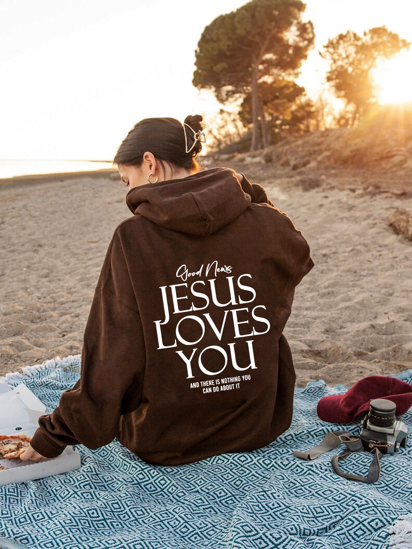 Dear Person Behind Me Positivity Hoodie with Pocket