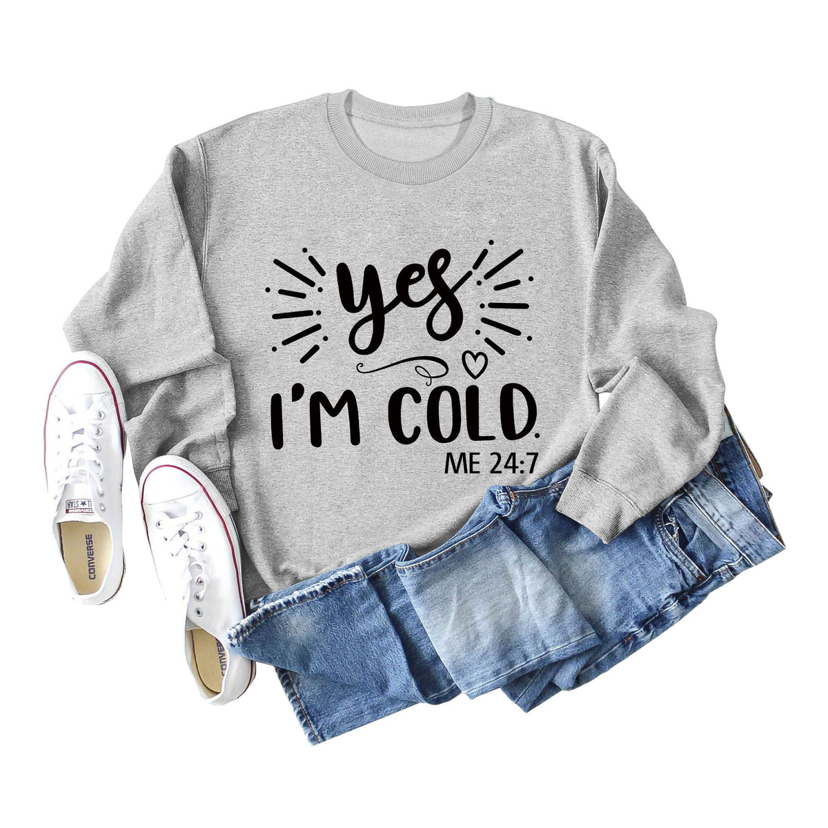 Plus-Size Long-Sleeve Casual Pullover Sweater