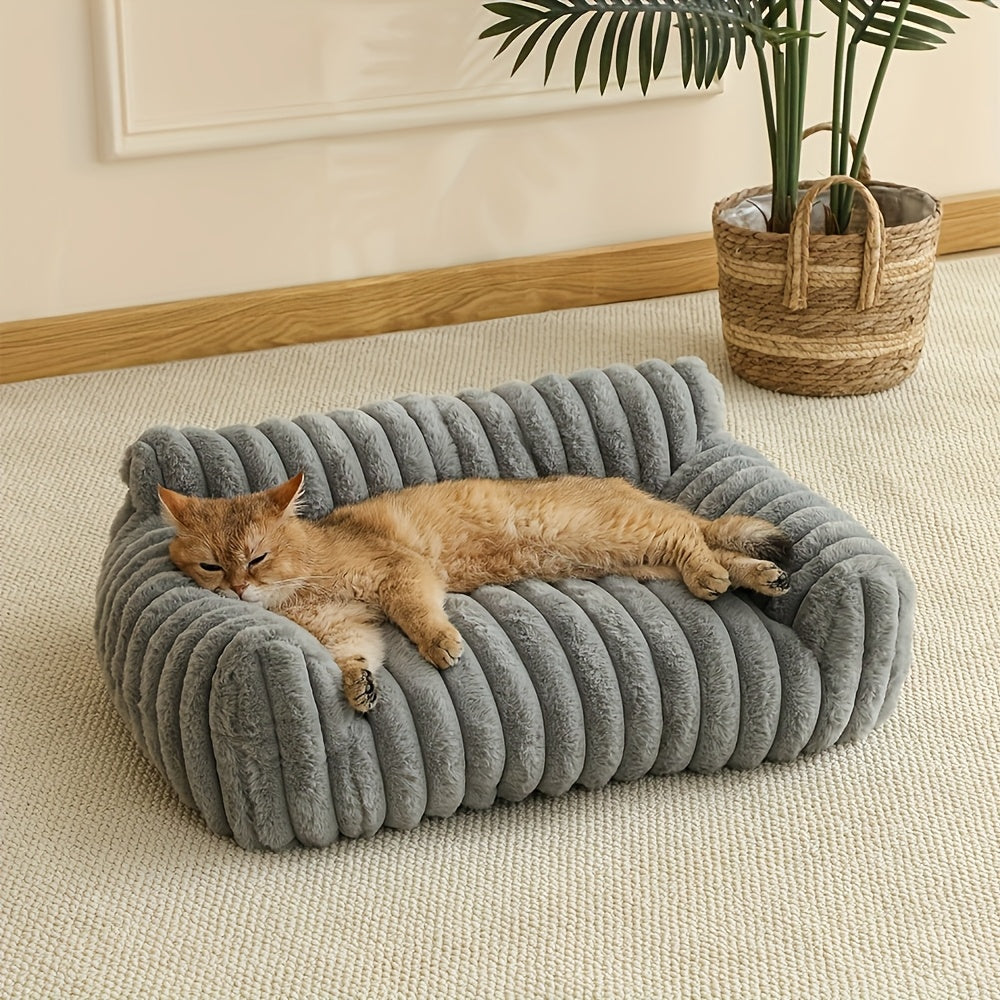 Comfortable Cat Sofa Cute Soft Cat Bed Cat House Breathable Cat Bed Sleeping Basket Suitable For Large, Medium And Small Cats For All Seasons, Cozy Pet Nest, Cat Furniture, Modern Pet Furniture, St...