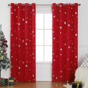 Short Hole-free Snowflake Shade Cloth Curtain