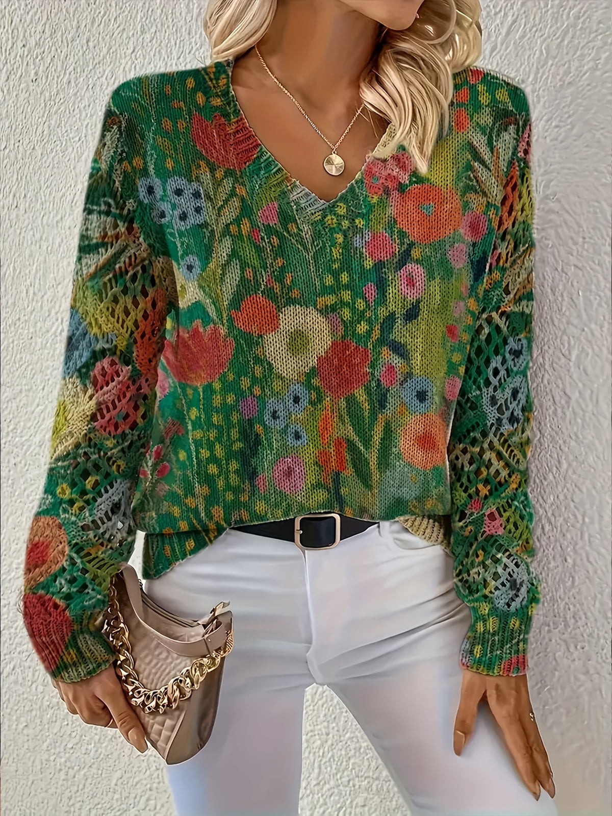 Pullover Long Sleeve Spring and Autumn Sweater