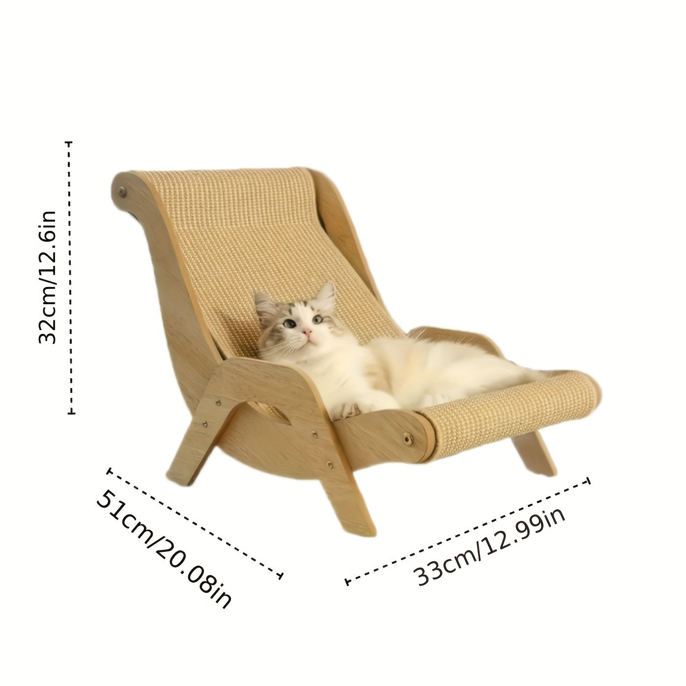 Sturdy Elegant Sisal Cat Scratching Chair - Durable Scratch-resistant Pet Furniture With 3 Styles, High-quality Large Cat Resting Area For Indoor Cats, Scratch-resistant Design For Climbing, Resting