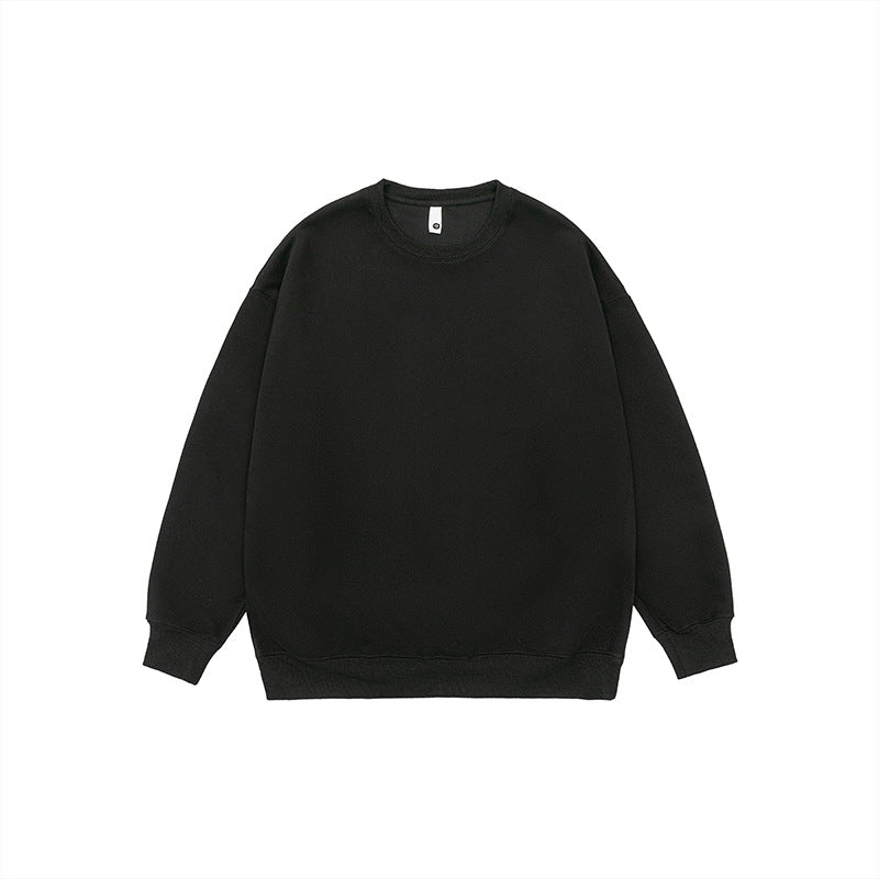 Cozy Loose Long-Sleeve Couple's Pullover Sweatshirt
