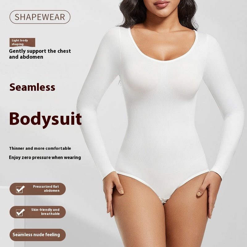 Body Shaping Triangle Jumpsuit Female Breasts Support Push Up Corset