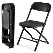 Heavy-Duty Plastic Folding Chair with 330 lb Capacity