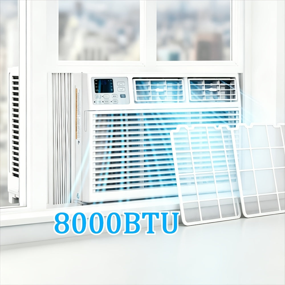 Portable Window Air Conditioner, 5000‑12000 BTU, Cools Up to 550 sq ft, 7 Modes, Remote Control, Quiet Energy‑Saving