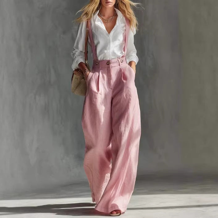 Casual Versatile Wide-Leg Women's Jumpsuit