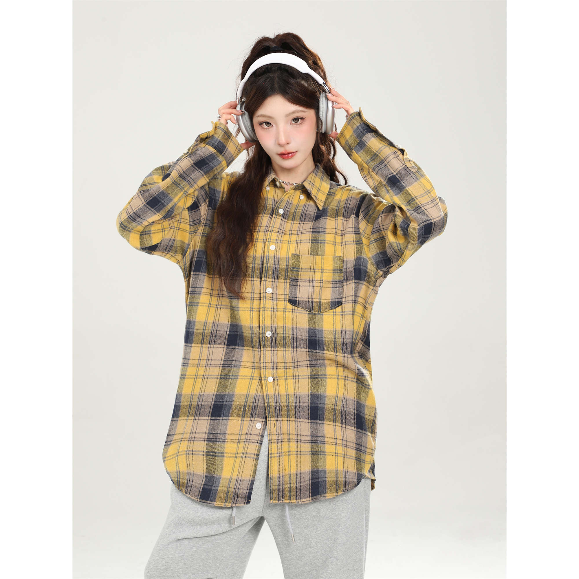 Retro Mid-length Sun Protection Shirt Coat Women
