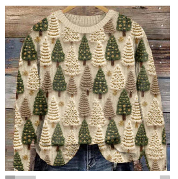 Festive Women's Christmas Pullover Holiday Sweater