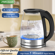PANCERKA Electric Kettle, 1000W, Easy Cleaning Electric Tea Kettle, Boil-Dry Protection, Stainless Steel Filter, BPA Free, Auto Shut Off Hot Water Boiler, Water Heater Kettle For Coffee & Tea Maker...