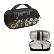 Flowers and Butterflies Insulin Storage Bag – Portable Organizer for Pen